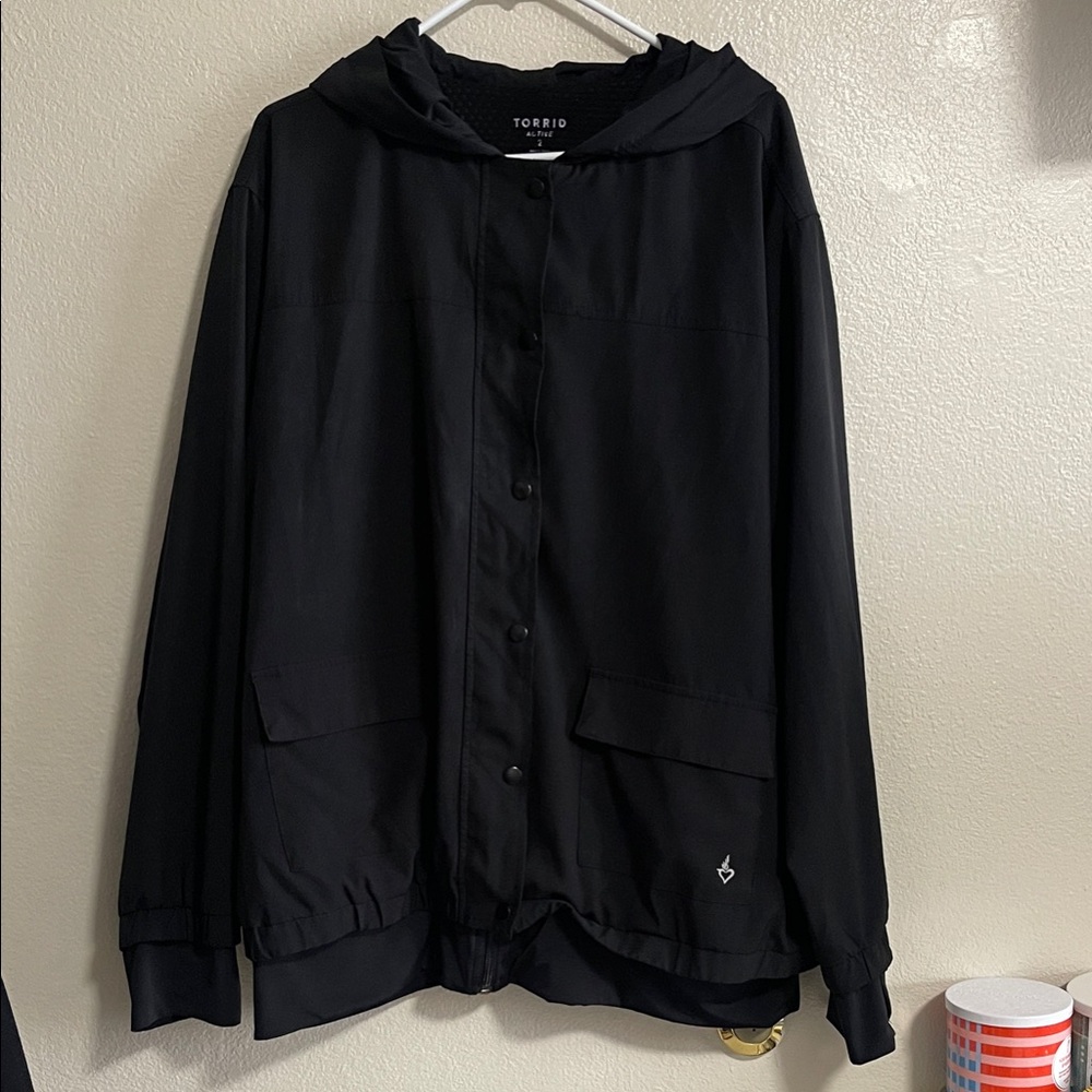 Torrid Black Utility Jacket Plus Size 2